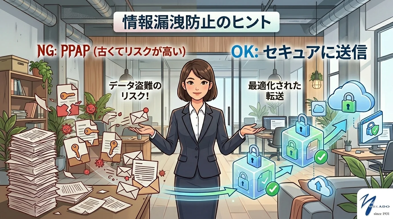 暗号化ファイルの送信Tips